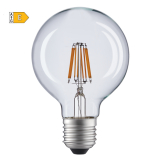 LED Globe Filament žárovka čirá G80 10W/230V/E27/2700K/1260Lm/360°