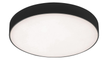 LED venkovní stropní kruhové svítidlo TARTU 24W | 2500lm | 2800-6000K CCT | IP44 - černá