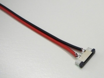 1barva přípojka pro LED pásek s kabelem - 8mm