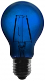Žárovka LED FILAMENT A60, 36V ss., modrá
