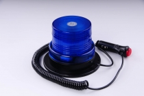 maják LED magnetický 12V-24V modrý 40 SMD5730
