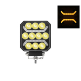 Světlomet LED pracovní čtvercový 12-24V 10x LED