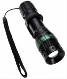 Kovová svítilna 3W CREE LED černá fokus 3x AAA